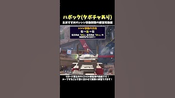 主おすすめ！ハボックのリコイル制御をレレレ移動で簡単にするための練習用動画！【シーズン26】　#shorts  #apex  #ゲーム実況  #fps