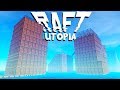 Huge City of Utopia! - Raft Gameplay