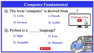 Top 50+ Computer Fundamental MCQ Question - MCQ on Computer Fundamental