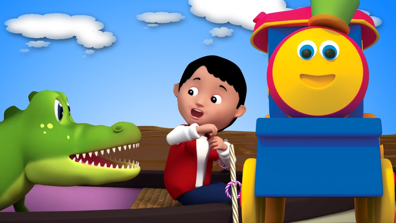 Bob le train | row row rangée votre bateau | Rimes pour bébé | Bob The Train | Row Row Row Your Boat