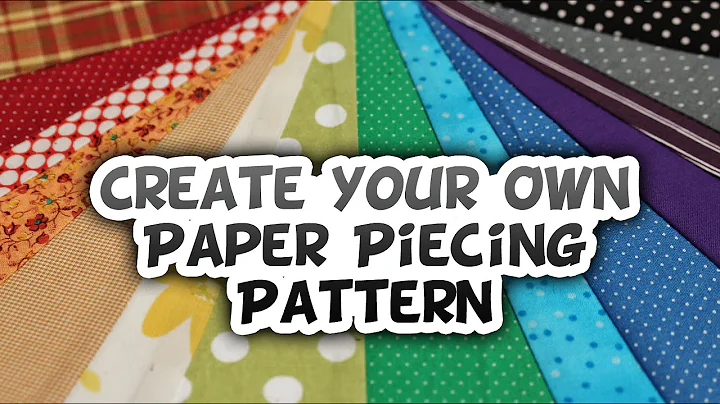Creating Your Own Paper Piecing Design How to - Whitney Sews