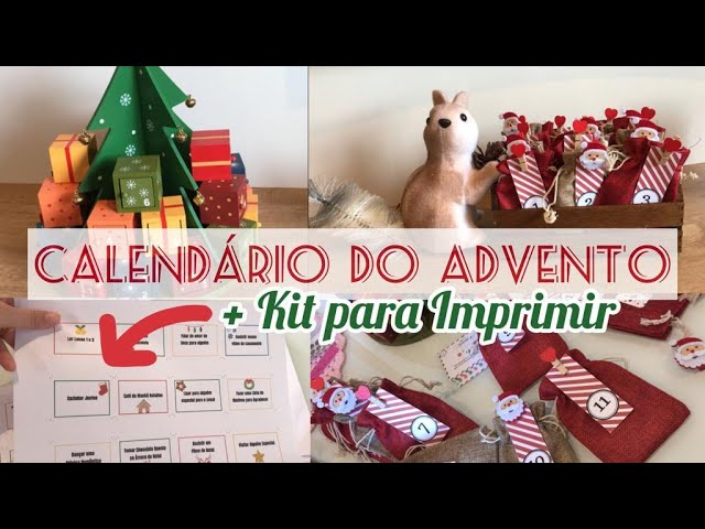CALENDÁRIO DO ADVENTO (ADVENT CALENDAR) | NATAL 2020 | Com Material para  Imprimir - YouTube