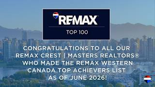 🌟 REMAX Western Canada | Top 100 Achievers as of June 2026 🌟