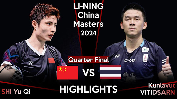 SHI Yu Qi (CHN) vs Kunlavut VITIDSARN (THA) | China Masters 2024 Badminton