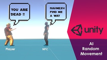 Unity AI Random Movement  ( Based on Area and Based on enemy)