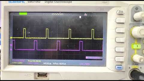 Dead Time IGBT HALF BRIDGE WAVEFORM OSCILLOSCOPE STM32 ARM HIGH FREQUENCY
