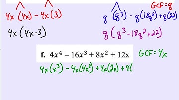 Factoring Polynomials using Distributive Property Lesson