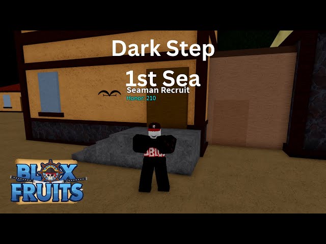 Blox Fruits Showcase: Dark Step (THE FIRST FIGHTING STYLE OF THE FIRST SEA)  