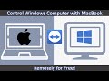 How to Control a Remote Windows Desktop with a MacBook