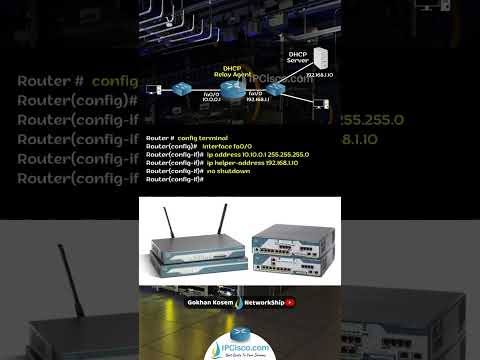 Cisco DHCP Relay Agent Configuration Example..!  | FREE CCNA 200-301 Shorts | IPCisco.com
