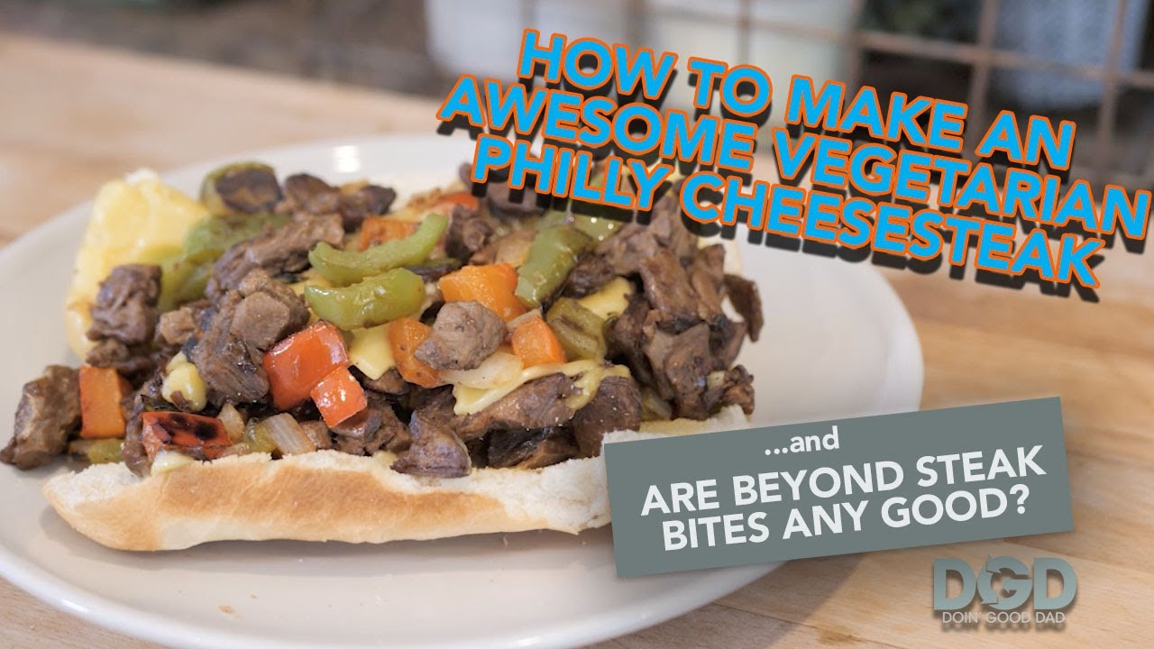 Vegan Philly Cheesesteak Sandwich - The Edgy Veg