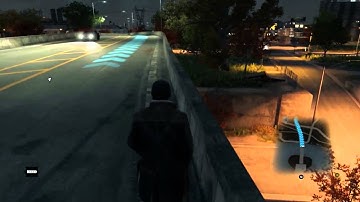 Walking across the Map - WatchDogs walking across the WHOLE map !!! (Sped up)