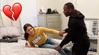 ANOTHER MAN SENT ME FLOWERS PRANK **gets emotional**