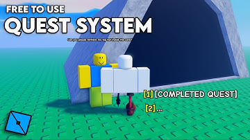 [FREE TO USE] Quest System | Roblox Studio
