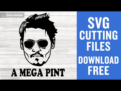 Johnny Depp Svg Free Cut Files for Scan n Cut Instant Download