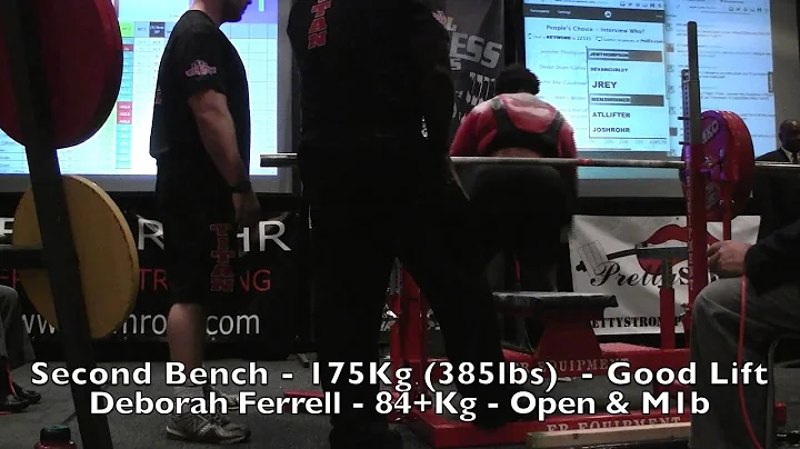 Deborah Ferrell at 2013 USAPL Bench Press Nationals