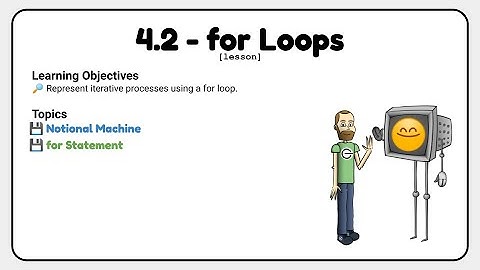 4.2 - for Loops