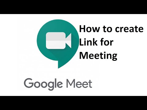 Video How To Create Google Meet Link | Share Link To Join... - youtube