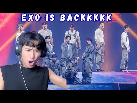 KING IS BACK EXO MMA2025 Full Performance NEW Back It Up MEN REACTION 