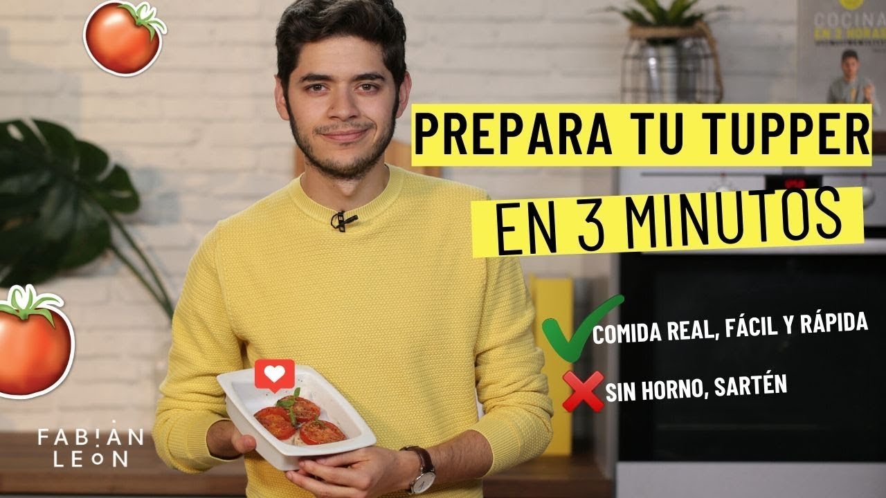 TUPPER LISTO en 3 minutos / MERLUZA jugosa al MICROONDAS