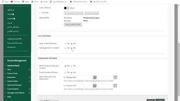 Upload files and and share content with your students on Blackboard
