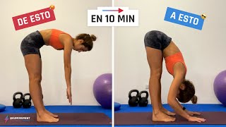 ¿Cómo tener más FLEXIBILIDAD EN 10 MINUTOS (como llegar a tocarte los pies 🦶🏼)?