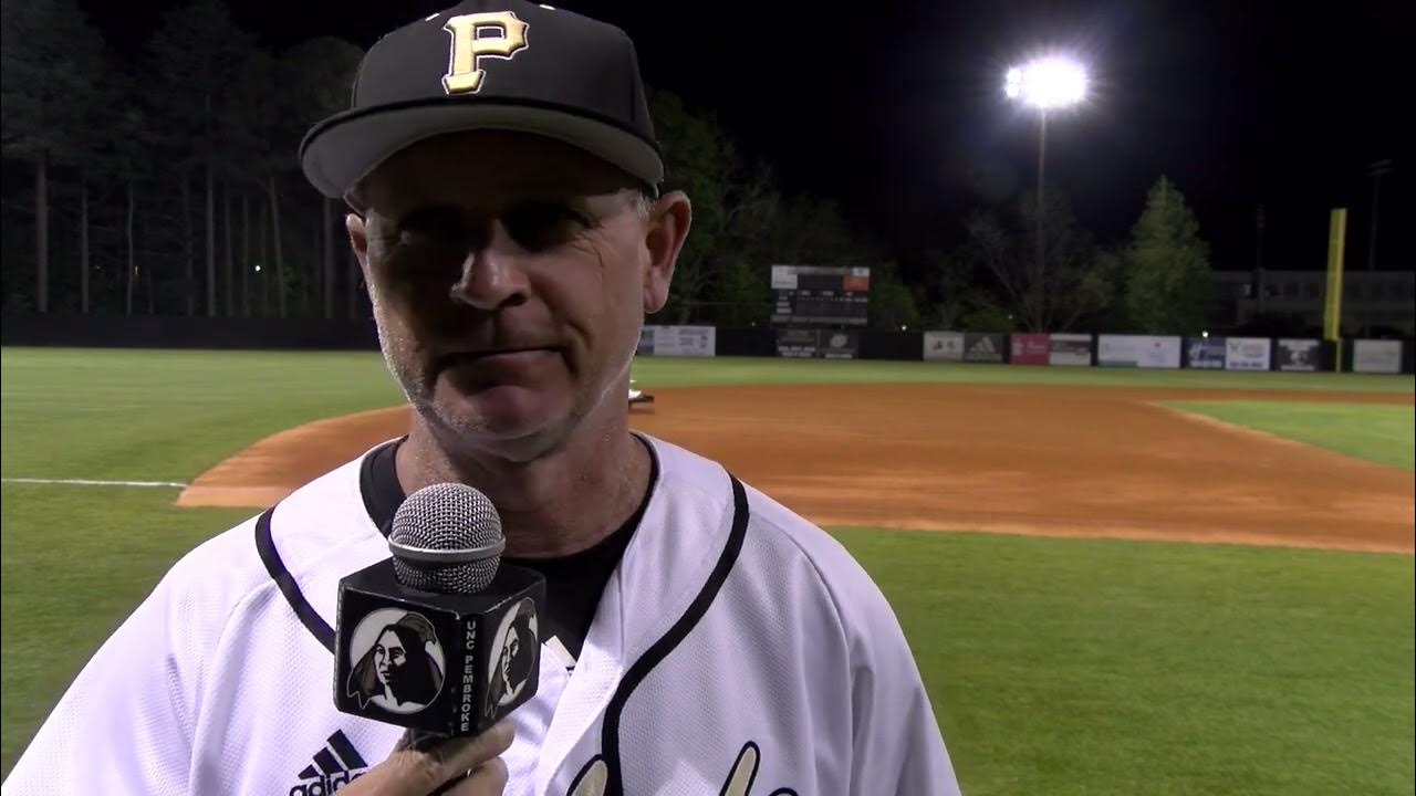 UNCP Baseball Postgame Interview Wingate YouTube