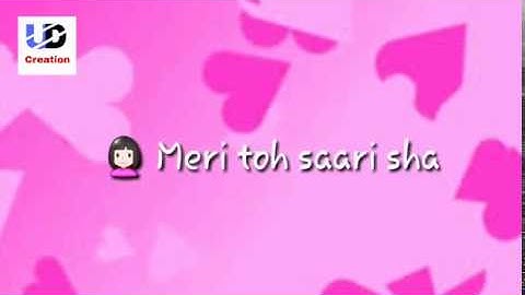 Oh Humsafar | Neha kakkar | Himansh kohli | Lyrics Whtsapp status video