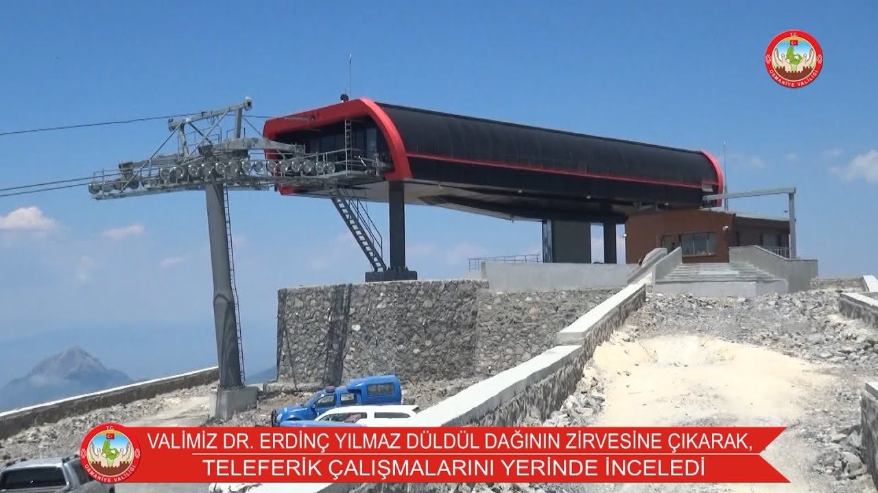 VALİMİZ DR. ERDİNÇ YILMAZ DÜLDÜL DAĞININ ZİRVESİNE ÇIKARAK, TELEFERİK ÇALIŞMALARINI YERİNDE İNCELEDİ