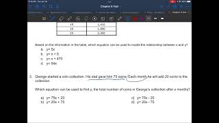 Unit 6 Test Question 1