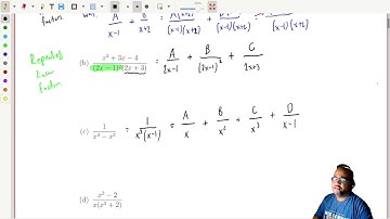 3.4 Partial Fractions, Part 1 (The Recipe)