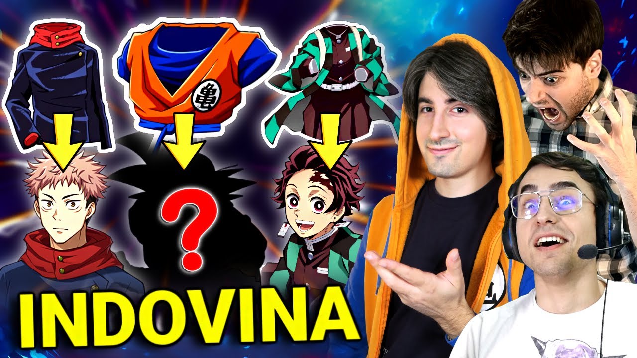 Puoi INDOVINARE il PERSONAGGIO ANIME SOLO dai SUOI VESTITI? Sfida Quiz con Tuberanza e Blaziken68