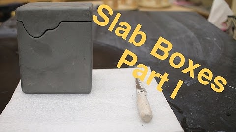 Hard Slab Boxes Part I pottery I 2017