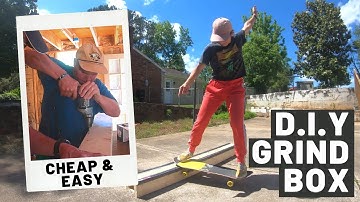 How to Build a CHEAP D.I.Y Grind Box! (Easy)