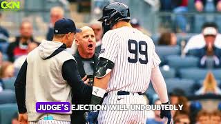 Aaron Judge's Ejection From The Game For The First Time #aaronjudge #Yankees #news #mlb