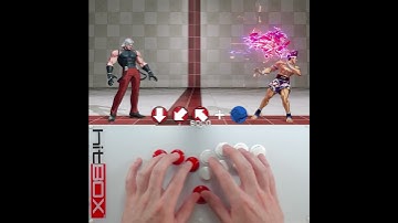 Instant Quarter Circle with Standard SOCD on #HitBox in #KOFXV. #HowToHitBox #KOF@snkplaymoreGame