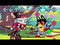 FNF Amazing Digital Circus vs Bluey.Exe, Bingo Pibby &amp; Muffin Spooky Sings Can Can | Caine &amp; Pomni