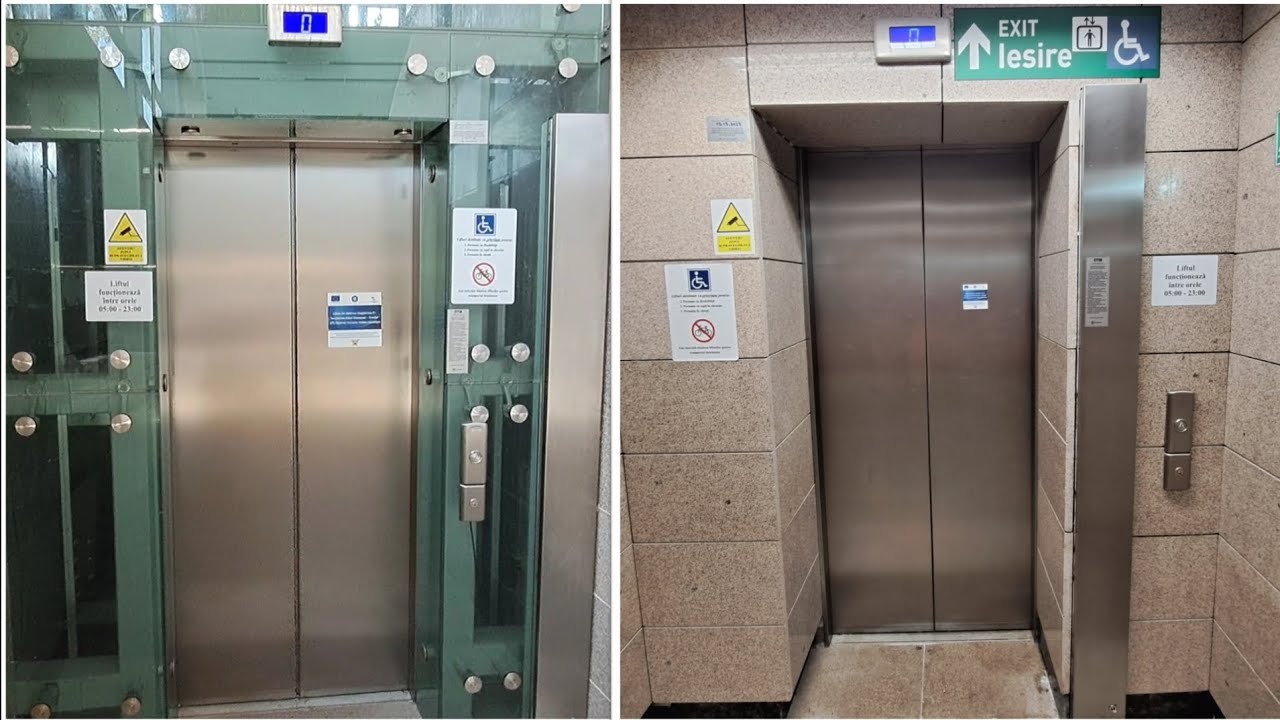 2x 2020 Otis Gen2 Life MRL traction elevators @ Eroilor Metro Station, Bucharest, Romania