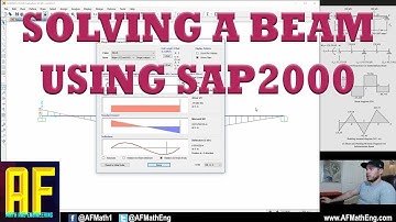 How to Solve a Beam in SAP2000 Tutorial - Powerful Tool For Getting 100% in Engineering Assignments!