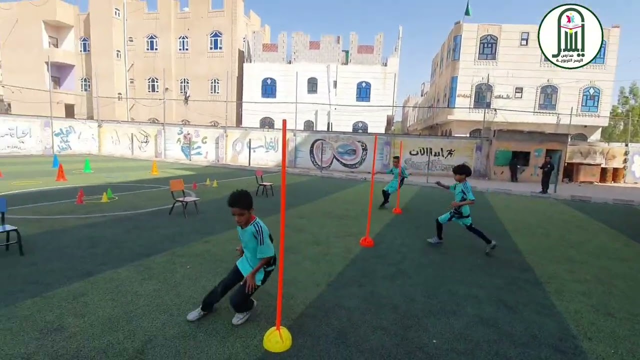  مسابقة رياضية حركية ممتعة | الجري والقفز والدوران 
