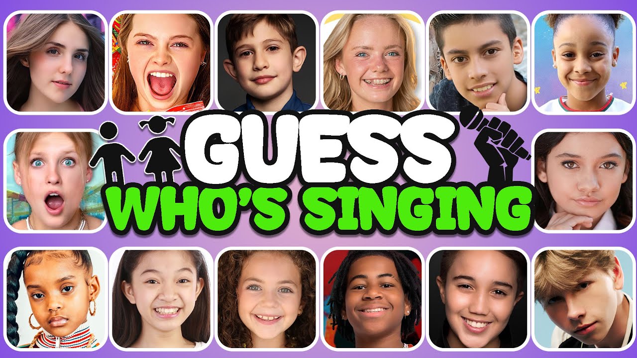🎙️Guess Who's Singing? Most Famous Kids YouTubers Edition👶🎶 ZaZa, Salish Matter, Nastya, Diana, Roma