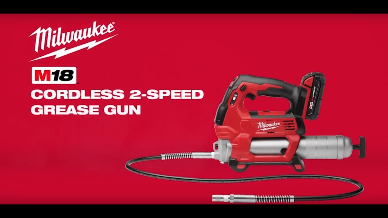 milwaukee fuel grease gun