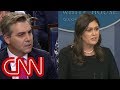 Sanders insults CNN reporter at White House briefing