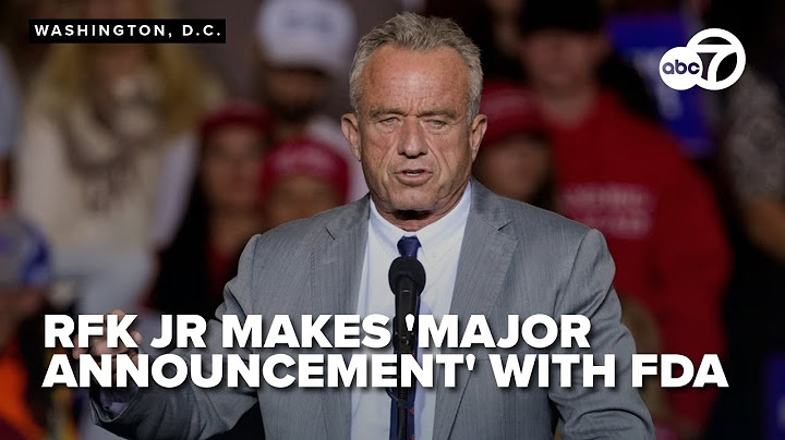 WATCH LIVE: RFK Jr. to make ‘major announcement’ with FDA
