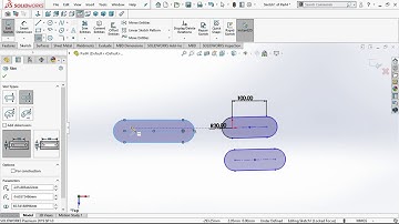 How to sketch slots and polygon in Solidworks #tutorial 6