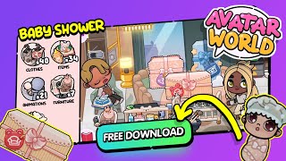 WOW! DOWNLOAD ALL BABY ITEMS NOW! // AVATAR WORLD UPDATE // HAPPY GAME WORLD