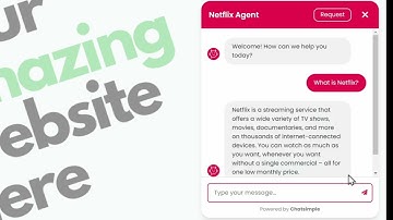 Chatsimple demo for Netflix