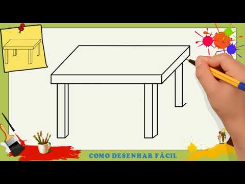 Vídeo: Como Desenhar Um Aluno Em Uma Mesa Em Etapas, Usando Um Lápis