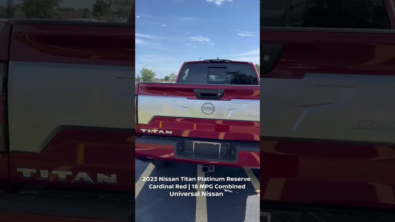 Check It Out 2023 Nissan Titan Platinum Reserve