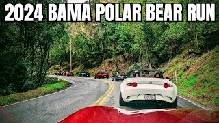 2024 BAMA POLAR BEAR RUN  Bay Area Miata Association 4k MX5